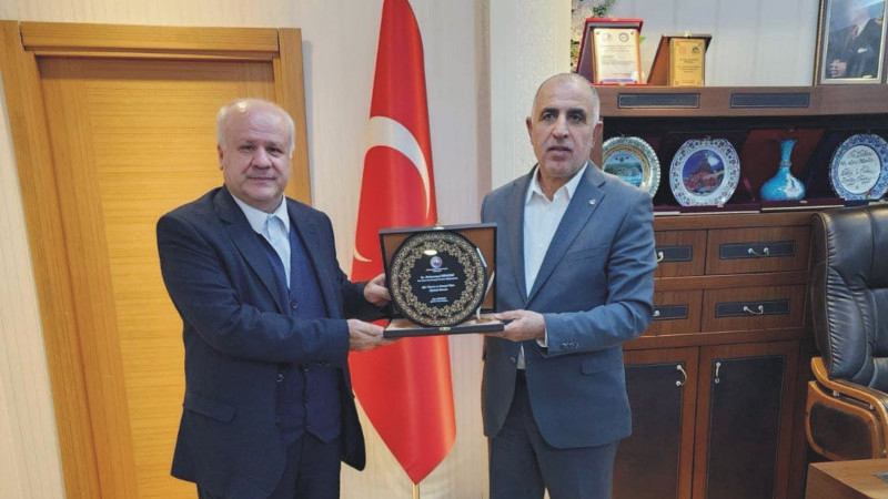 Konsolos Mohammad Ebrahimi'den Saim Alpaslan'a ziyaret