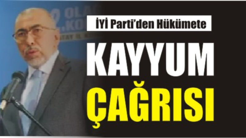 İYİ Partili Çirkin'den hükümete destek
