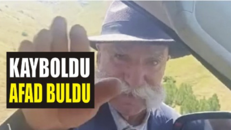AFAD Yaşlı Adamı Buldu