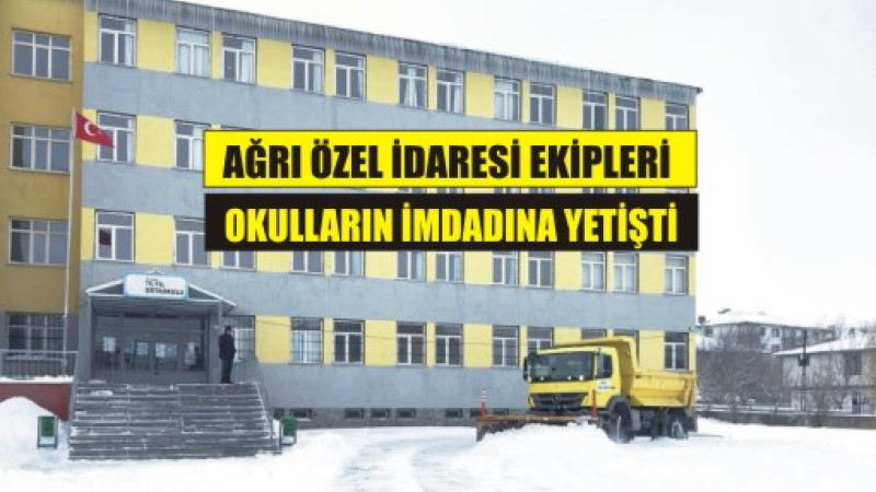 ÖZEL İDARE OKULLARIN İMDADINA YETİŞTİ
