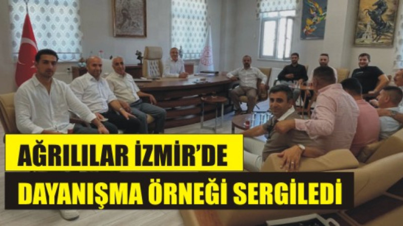 “Menderes Ağrılılar Derneği’nden Gönülleri Isıtan Buluşma”