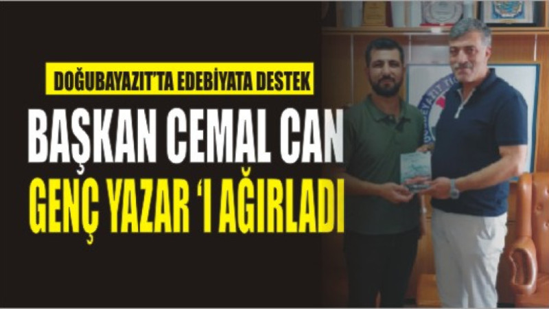 “Başkan Cemal Can’dan Genç Yazar Engin Temiz’e Destek”
