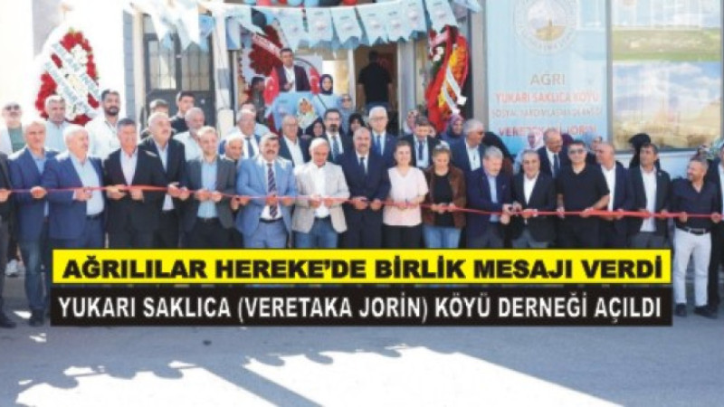 Gelenekten Geleceğe: Kocaeli’de Yeni Ağrı Derneği Açıldı