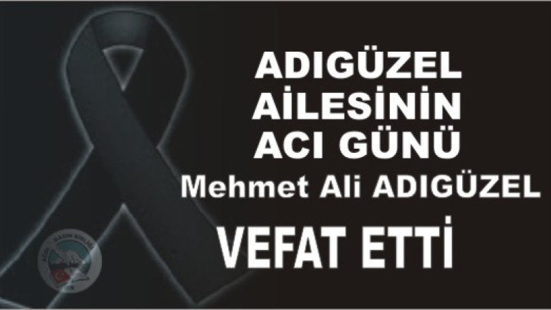 ADIGÜZEL AİLESİNİN ACI GÜNÜ