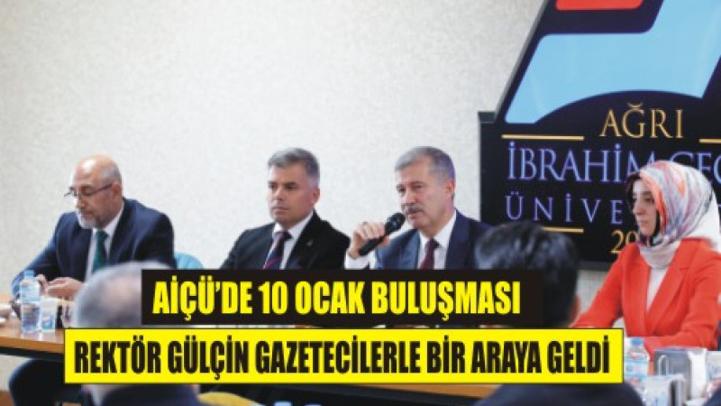 AİÇÜ’de Gazeteciler Günü Buluşması: Basın ve Üniversite El Ele