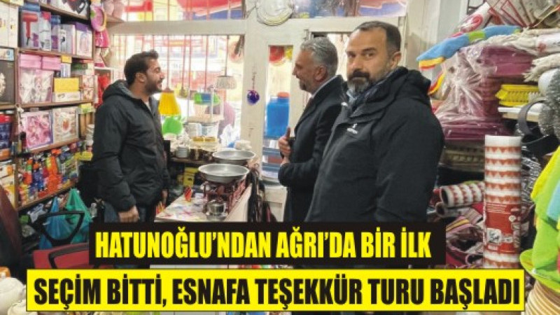 Ayağının Tozuyla Sahaya İndi: Hatunoğlu’ndan Esnafa Vefa