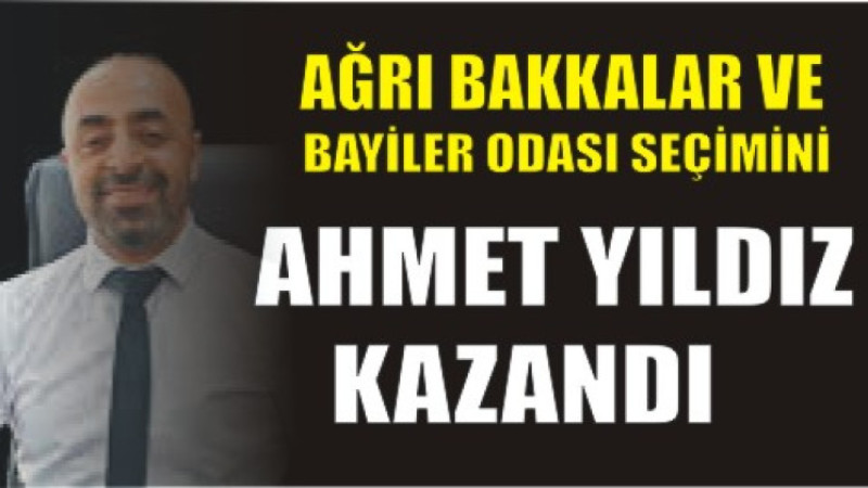 YENİ BAŞKAN AHMET YILDIZ OLDU