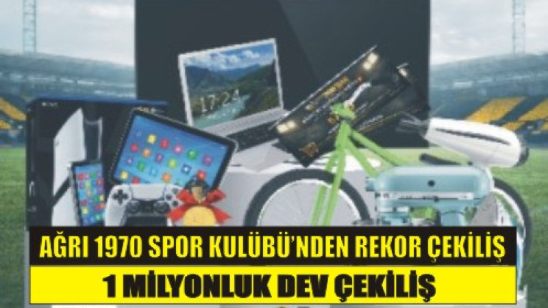 Ağrılılar Günü’ne Yakışır Rekor Çekiliş