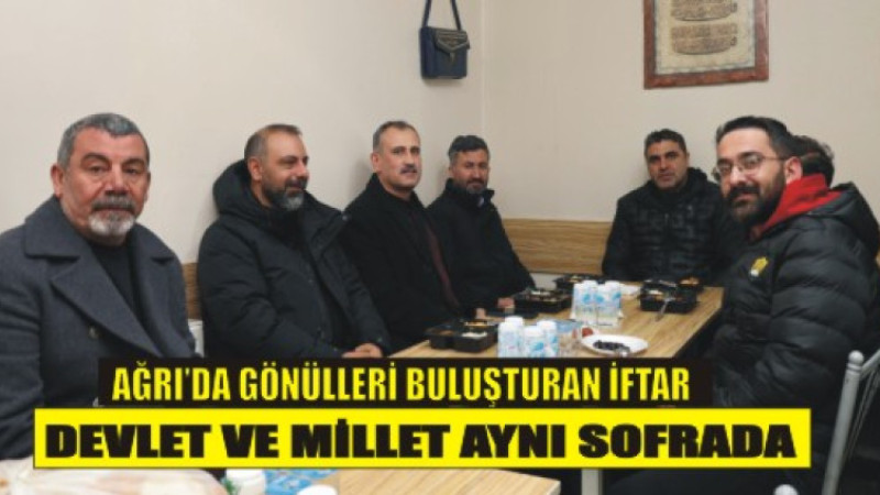 Gönül Sofrasında Devlet-Millet Buluşması