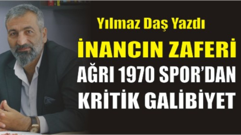 Ağrı 1970 Spor Yine Sahnede: İnancın, Mücadelenin ve Birliğin Hikayesi