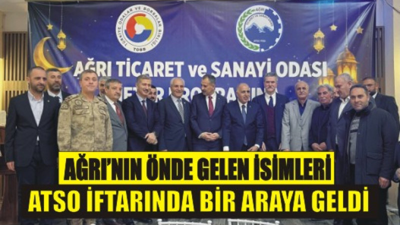 Saim Alpaslan’ın İftarında Ağrı Tek Sofrada