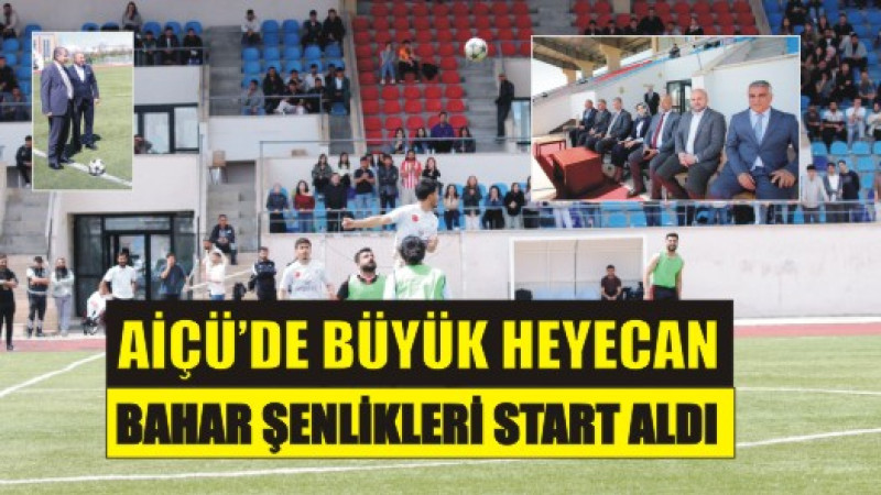 “AİÇÜ’de Bahar Coşkusu Sahaya Taştı!”