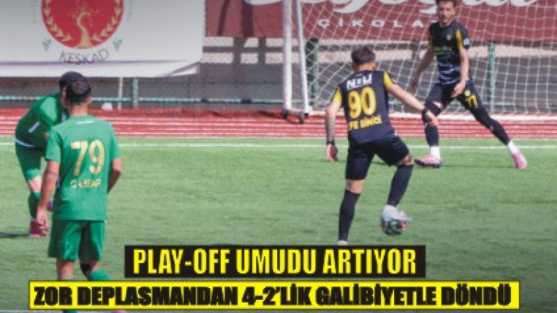 “Ağrı 1970 Spor Zor Deplasmandan 4-2’lik Galibiyetle Döndü: Play-Off Umudu Artıyor!”