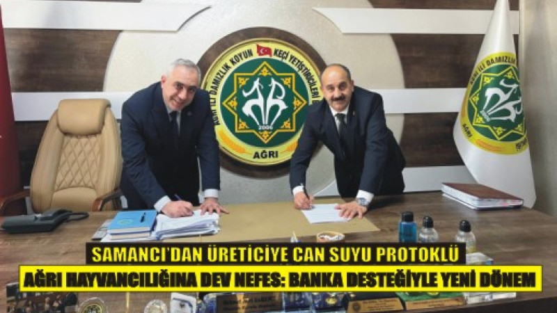 AĞRI’DA TARİHİ DESTEK HAMLESİ: ÜRETİCİYE FAİZSİZ KREDİ VE SIFIR MASRAF!