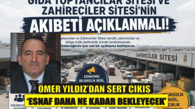 Ömer Yıldız’dan Çağrı: “Bu Proje Ağrı İçin Hayati”