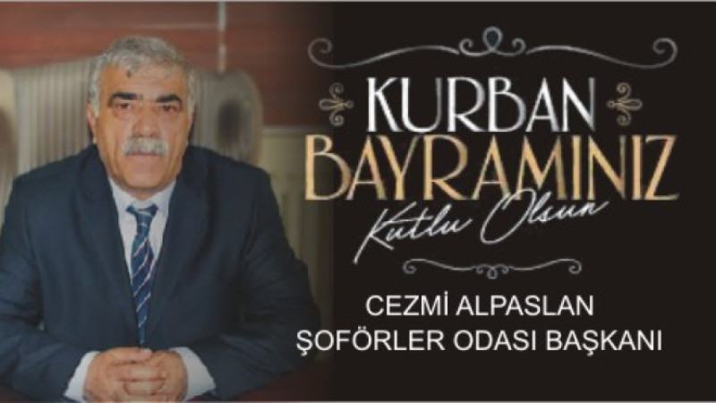 Cezmi Alpaslan’dan Kurban Bayramı Mesajı