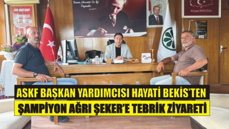 Şeker Fabrikası’na Şampiyonluk Tebriği