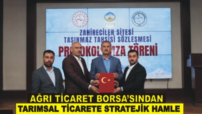 Ağrı Ticaret Borsası'ndan Üyelerine Kalıcı Bir Eser