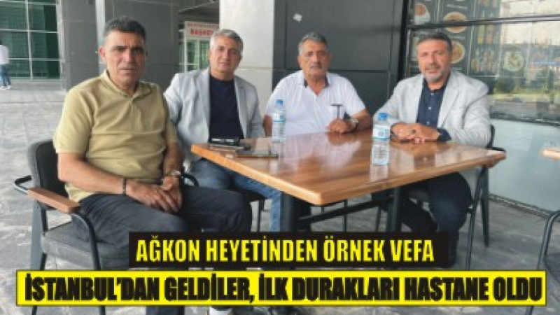 İstanbul’dan Ağrı’ya Anlamlı Yolculuk: AĞKON’dan Vefa Ziyareti