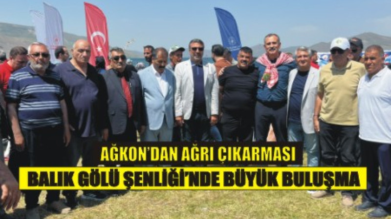 Balık Gölü Şenliği'nde AĞKON Rüzgârı Esti