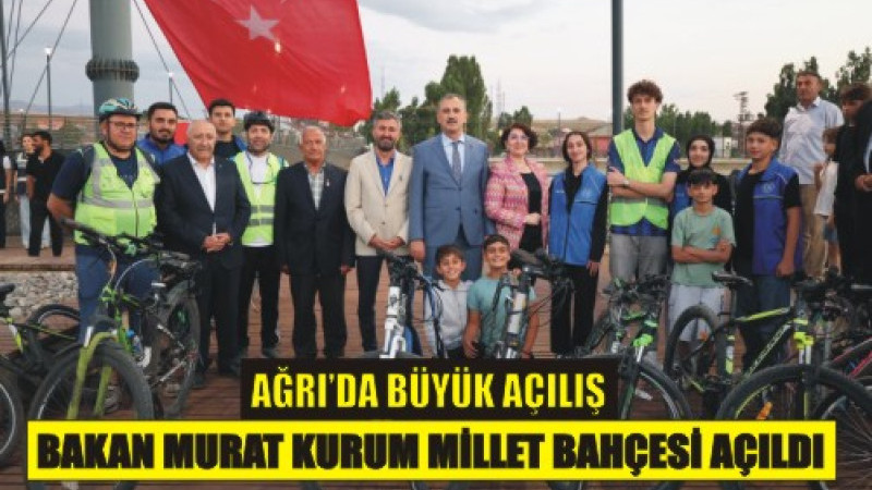 Bakan Murat Kurum Millet Bahçesi Hizmete Girdi