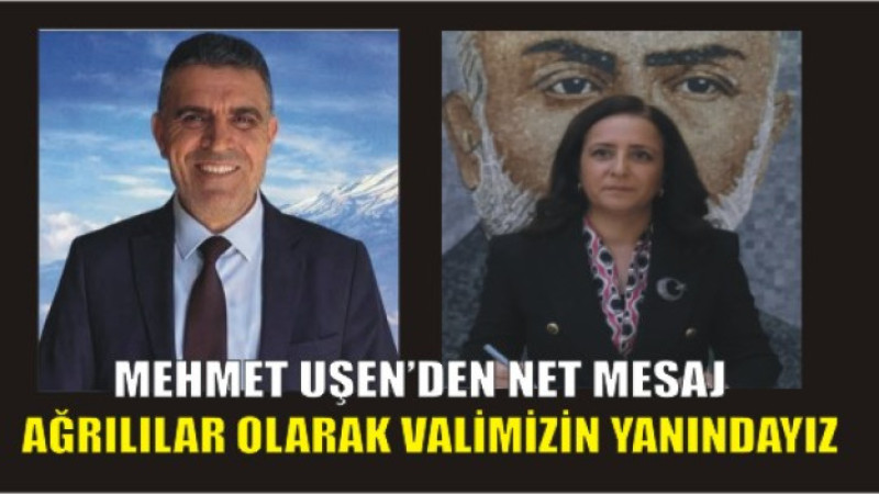 Ağrı’dan Burdur’a Dayanışma Sesi: “Valimiz Yalnız Değil!”